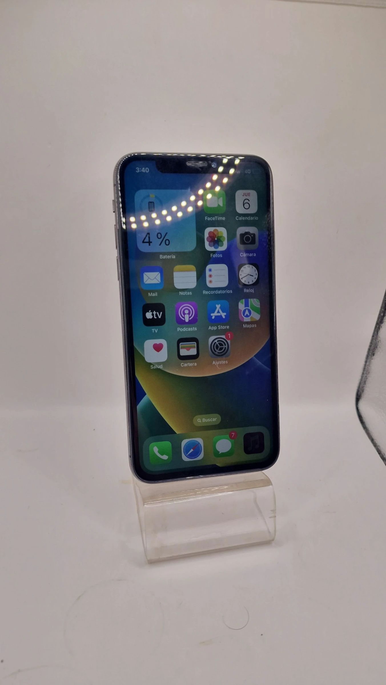 iPhone X Space Gray 256GB 91% Batería